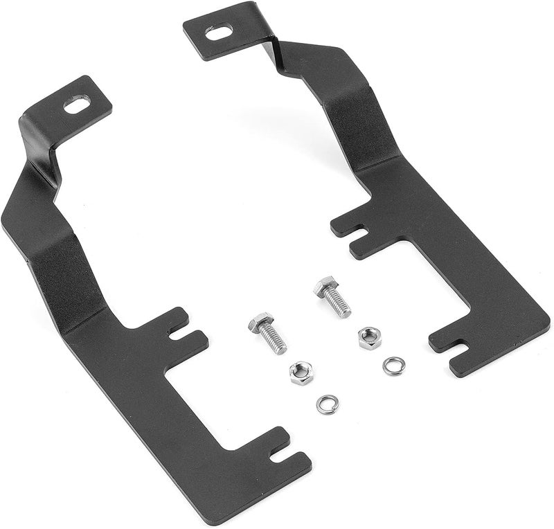 ROMELACK Hood Mount Brackets Ditch Light Pods Bracket Compatible with Chevy Silverado Fit GMC Sierra 1500 2014-2018 (No Drilling) - Image 4